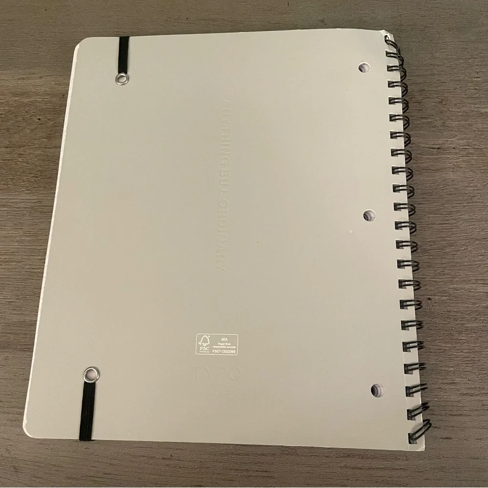 NWOT 3 Subject College Ruled Notebook - Picture 3 of 3